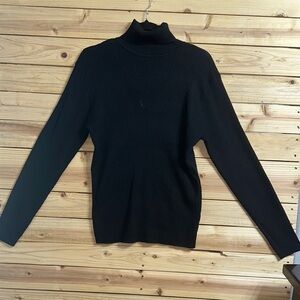 Cato Black Cowl Turtleneck Sweater